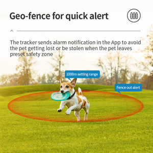 Pendentif étanche à la poussière V41 Traqueur BT Localisateur d'alarme SOS Détecteur de localisation de chien Certifié GEO MFi Traqueur GPS <span class=keywords><strong>anti</strong></span>-collier - Product Image 4