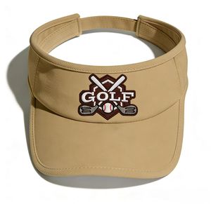 Gorra de visera de golf con bordado de letras, unisex, ajustable, transpirable, con protección solar para el campo de golf - Product Image 3