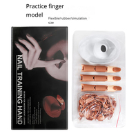 Nail art pratique doigt mobile mécanique joint main nail art modèle prothétique main flexible manucure mettre en œuvre