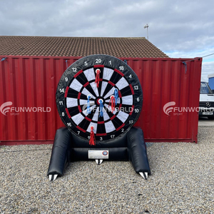Carnival trò chơi ngoài trời mục tiêu đồ chơi với <span class=keywords><strong>Velcro</strong></span> phi tiêu & bóng bơm hơi khổng lồ Dartboard trò chơi cho trẻ em - Product Image 2