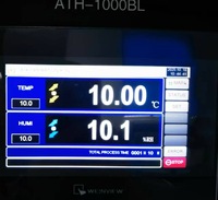 Cámara de prueba de clima ambiental programable de baja humedad de acero inoxidable SUS 304