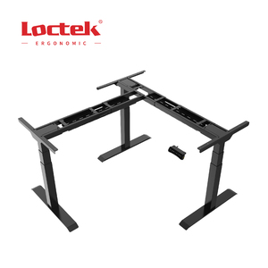 Khung Bàn Máy Tính Điều Chỉnh Chiều Cao Ba Chân Hình Chữ L Màu Trắng Văn Phòng Loctek ET223L(IB) - Product Image 4