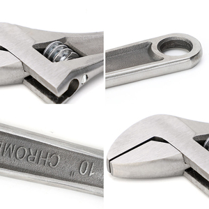 Llave Inglesa Ajustable Profesional de Alta Resistencia, Fabricada en Acero al Cromo Vanadio, con Escala en Pulgadas/Métrica y Apertura de Gran Calibre - Product Image 2