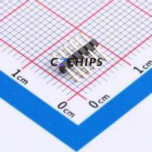 MTP310-1106S1 Pin Header Through hole Component (THT),P=1.27mm Connector 1x6P 1.27mm Single Row 6P - Product Image 2