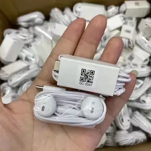 Venta caliente USB C Mobile Auriculares auriculares en la oreja Tipo C auricular para Huawei/Xiaomi/Samsung