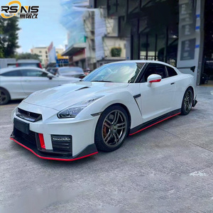 Per <span class=keywords><strong>Nissan</strong></span> <span class=keywords><strong>GTR</strong></span> R35 aggiornato paraurti <span class=keywords><strong>auto</strong></span> gonna laterale Spoiler con griglia leggera stile Nismo fibra di carbonio Kit carrozzeria in fibra di carbonio - Product Image 3