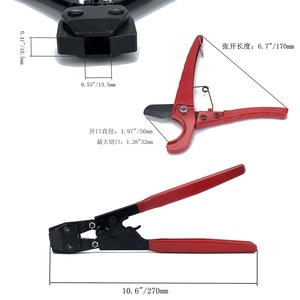 Pex Clamp Pliers 10.6 /270mm Manual Pipe Cutter For Replace Repair Carbon Steel - Product Image 1