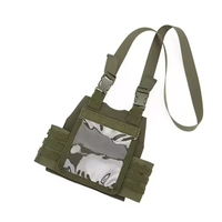 2025 Molle chasse ID titulaire tactique poitrine pochette pour licence/téléphone/cartes étanche Nylon Document organisateur