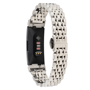 En Acier inoxydable en métal sept perle <span class=keywords><strong>bracelet</strong></span> pour <span class=keywords><strong>Fitbit</strong></span> inspirer/<span class=keywords><strong>Fitbit</strong></span> Inspirer RH - Product Image 3