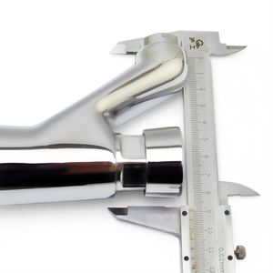 MCBKRPDIOバス便器洗面器,手動自動遮断単穴ボタン型フラッシュボタン式0.5Gpf - Product Image 5