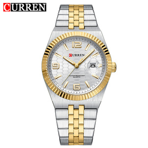 นาฬิกาควอตซ์การ์ตูนธุรกิจสำหรับผู้ชายสุดหรู รุ่น 8498 หน้าปัด 40 มม. สายสแตนเลส กันน้ำ เรืองแสง แสดงวันที่/วันในสัปดาห์ - Product Image 4