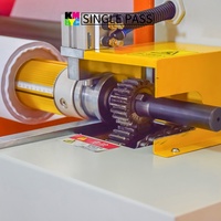 Machine d'impression numérique à rouleaux pour papier d'emballage couleur, formats A1, A2, A3, largeur de rouleau, vente chaude