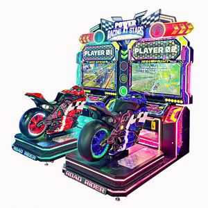 Console de jeu de course de moto de simulation pour adultes à deux joueurs la plus populaire, machine d'amusement d'arcade à grande échelle à monnayeur - Product Image 2