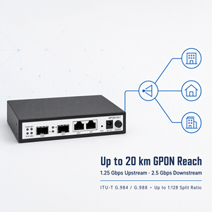 Dispositif d'accès fibre optique GPON ONU HiOSO HA7301G-N pour réseaux FTTH et petites entreprises SOHO avec prise en charge de la gestion Web et Telnet - Product Image 4