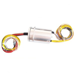 Ingiant độ nét cao tín hiệu video trượt Nhẫn rắn trục hợp kim nhôm 21 Nhẫn cho robot tầm nhìn hệ thống <span class=keywords><strong>ROTARY</strong></span> slipring - Product Image 2