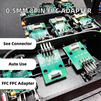 Konektor YKT 12V Kuningan 0.5mm FFC FPC 16P ke Adaptor Soket Plat Dupont 2.54mm SMT untuk Papan PCB Otomotif