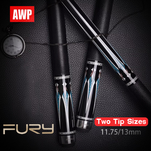 Taco de billar Fury AWP Series de 58'' con eje de arce americano de alta calidad de 11.75mm/13mm, unión central, envoltura de hilo de lino y estuche. - Product Image 3