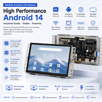 Android-System Vorinstalliert 7,0-Zoll IPS TFT LCD Kapazitiver Touchscreen Medizinisches Industrie-Modul-Steuergerät 1024x600
