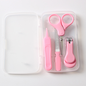 Kit di Cura per Unghie del Bambino 4 in 1 con Tronchesino di Sicurezza in Plastica ABS Marca Connie Cona - Product Image 1