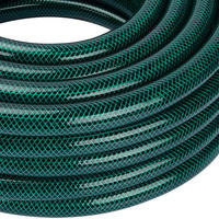 Tuyau d'arrosage de jardin réglable de 50 pieds, anti-abrasion, anti-UV, anti-corrosion, avec connecteur en laiton, matériau PVC plastique, diamètre 1/2''