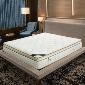 Matelas <span class=keywords><strong>de</strong></span> <span class=keywords><strong>lit</strong></span> à ressorts ensachés enroulable sous vide <span class=keywords><strong>de</strong></span> style populaire <span class=keywords><strong>de</strong></span> 30cm dans une boîte Matelas à ressorts ensachés pour hôtel 5 étoiles Double Queen King - Product Image 1