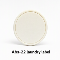Carte d'accès ronde RFID NFC en ABS résistant à la température, 22 mm, étiquette de type pièce de monnaie ABS-22 pour l'industrie du linge et du textile
