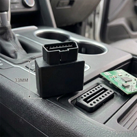 ST-SOH-004 Schwarzer OBD-Anschluss mit OBDII-Gehäuse 33 MM 12V OBD2-Gehäuse für Auto-Diagnosegeräte