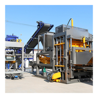 Ligne de production de fabrication entièrement automatique QT6-15, fabrication de briques, vente bien réussie, différents types de briques avec une utilisation facile