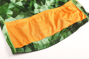 Maillot de vélo respirant à séchage rapide pour la conduite sur route en plein air, unisexe, vert, imprimé camouflage géométrique dinosaure, manches courtes - Product Image 6