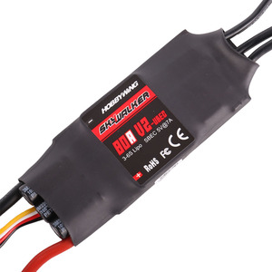 Contrôleur de vitesse ESC sans balais Hobbywing SKYWALKER Series 2-6S 20A 30A 40A 50A 60A 80A avec UBEC pour quadricoptère RC - Product Image 6