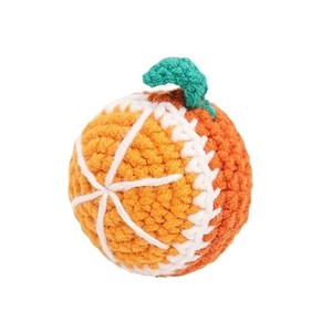 Pendentif orange au crochet fait main, ornement orange au crochet en fil, porte-clés tricoté, décoration de sac - Product Image 4