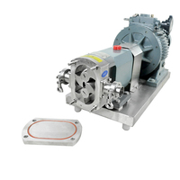 Pompe à lobes rotative pour miel, stator, liquide à haute viscosité, pompe de transfert à lobes, qualité alimentaire pour miel, yaourt, liquide à haute viscosité