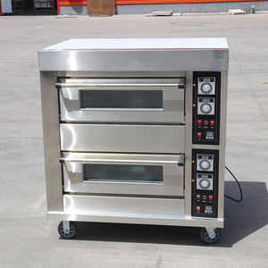 Four électrique <span class=keywords><strong>professionnel</strong></span> à 2 niveaux pour 4/6 plateaux, à économie d'énergie, pour restaurants, hôtels, snacks et pizzerias, directement de l'usine - Product Image 2