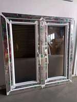 Wärmeisolierendes UPVC-Drehkippfenster mit Einfachverglasung, Grau Reflektierendes Beschichtetes Glas, UV-Beständiges Vinyl für Außenbereich, Bad und Villa