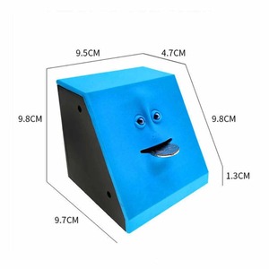 Hucha con forma de rostro humano, creativa, que come dinero, para decoración de habitaciones. - Product Image 2