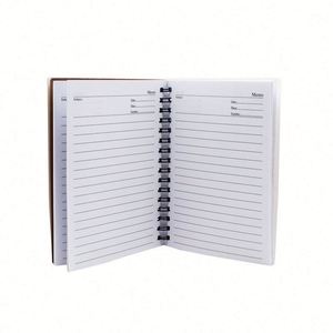 สมุดโน้ตแบบสันห่วง Qualisub ขนาด A6 ปก PET ปรับแต่งได้ สมุดเปล่าสำหรับงานซับลิเมชั่น พร้อมกระดาษโน้ตสีสำหรับโปรโมชั่น - Product Image 4