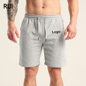 Shorts de sport décontractés pour hommes RUIQUWIN avec logo personnalisé, taille plus, coupe droite, respirants, séchage rapide, écologiques, pour le basketball - Product Image 1