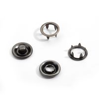 Boutons-pression en acier inoxydable coloré en forme de cinq griffes, en cuivre, creux, pour ceintures en sangle, boutons pour tissu, pressions DIY, en stock