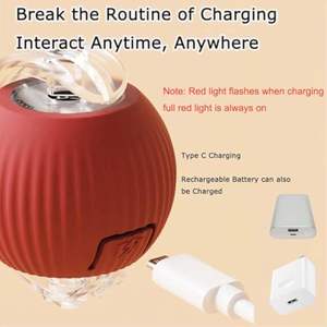 2025 Trending Smart <span class=keywords><strong>Cat</strong></span> Balls Mascotas recargables eléctricas Speedy Tail <span class=keywords><strong>Cat</strong></span> Toys Juguete interactivo de movimiento rápido para perros y gatos - Product Image 6