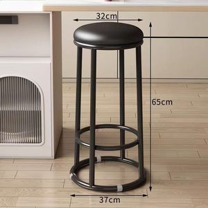 K Thickened bar stool <b>checkout</b> <b>counter</b> stool raised stool for front desk stool dining table stool bar stool stool - Product Image 6
