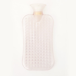 Wholesale transparent rectangular PVC hot water <b>bottle</b> with dots, large size, thickened, water-filling and <b>warm</b> water <b>bottle</b>. - Product Image 2