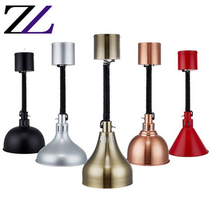 Buffet Restaurant <span class=keywords><strong>cuisine</strong></span> 290mm <span class=keywords><strong>lampe</strong></span> <span class=keywords><strong>chauffante</strong></span> rétractable pour aliments avec ampoules infrarouges de 250 watts <span class=keywords><strong>lampe</strong></span> <span class=keywords><strong>chauffante</strong></span> électrique colorée pour aliments - Product Image 3