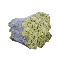 Panneaux de clôture à maillons de chaîne en acier inoxydable Clôture en treillis métallique en diamant Barrières d'installations gouvernementales avec service de traitement de soudage