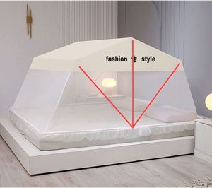 มุ้งกันยุงแบบพับได้สำหรับเตียงคู่ ขนาดคิงควีน สำหรับผู้ใหญ่และเด็ก - Product Image 2