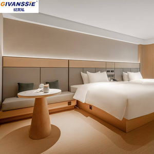 Conjunto de Móveis de Quarto de Hotel de Luxo em Painel de Madeira para Aluguel de Apartamentos e Vilas - Atacado de Fábrica - Product Image 4