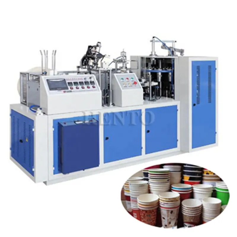 Maquinaria para vasos de papel de fácil operación/Precios de la máquina para hacer vasos de papel de jugo/Precio de la máquina para vasos de papel