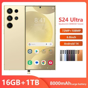 New điện thoại thông minh 5G Android telefone celular movile điện thoại thông minh Les điện thoại di động giá rẻ S24 siêu điện thoại di động - Product Image 2