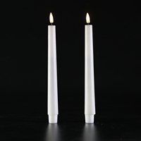 Bougie LED sans flamme Matti avec télécommande, décoration d'intérieur, lumière de bougie LED sans flamme pour la décoration de table de mariage