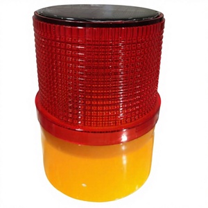 Luz Estroboscópica LED de Columna Reflectante con Energía Solar para Construcción de Carreteras y Advertencia Automática de Tráfico - Product Image 1