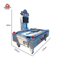 Grande machine de jeu d'arcade de hockey à monnayeur, garantie 1 an, jeu de sport d'intérieur en anglais pour salles de jeux